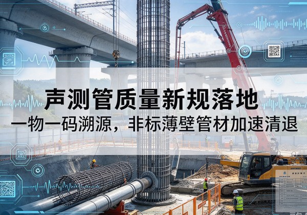 大东声测管质量新规落地，一物一码溯源，非标薄壁管材加速清退